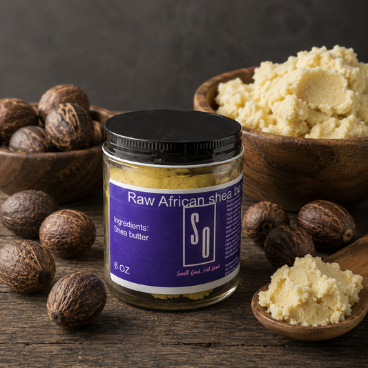 100% Raw African shea butter Net.Wt. 6oz(170g)