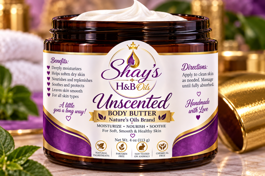 Unscented body butter