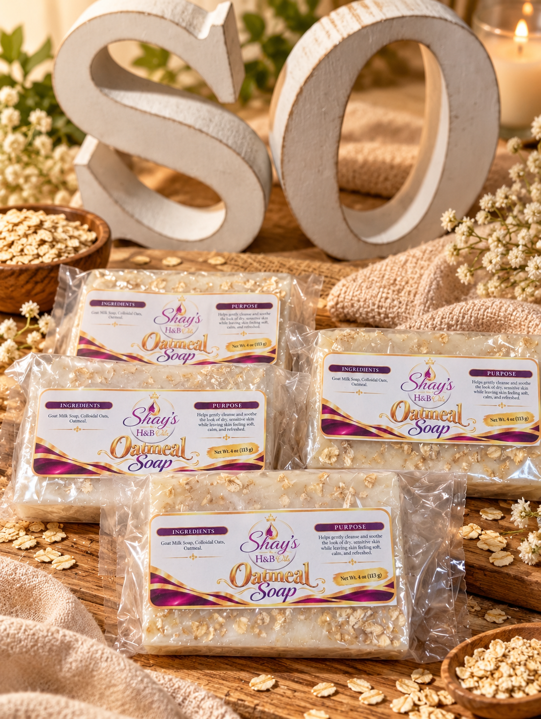 Oatmeal soap
