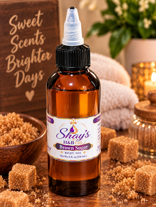 Brown sugar body oil 4fl oz. (118) ml