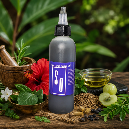 Herbal hair oil 4oz (118ml)