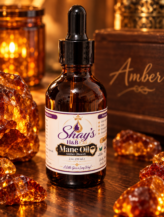 Mane oil  Amber (Beard) 2oz (59ml)